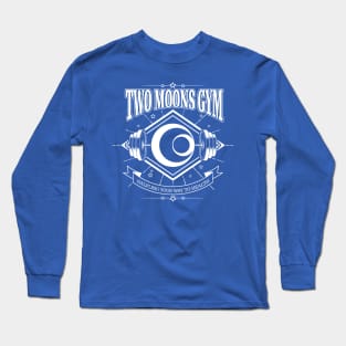 Two Moons Gym - White Long Sleeve T-Shirt